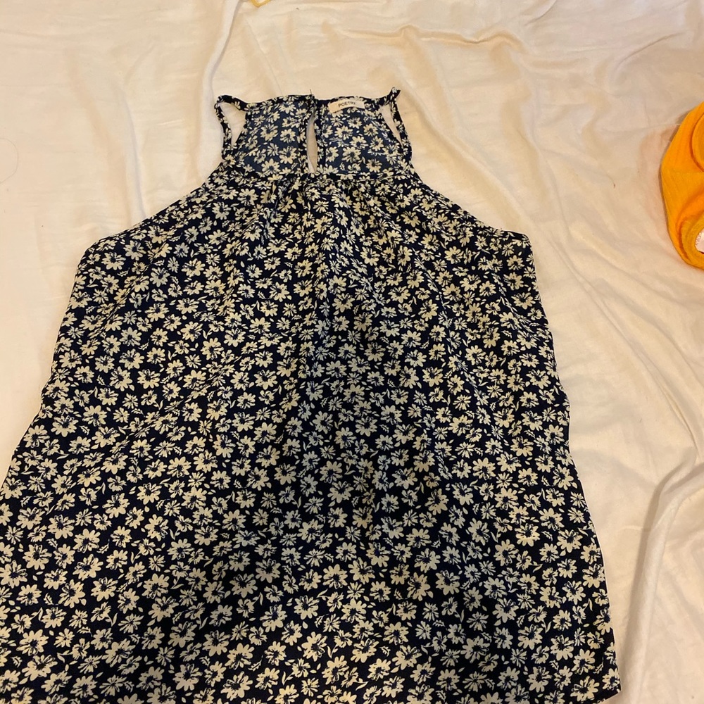 Cute flowery halter top